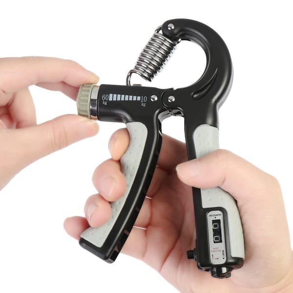 10-60kg Handgrepp Styrka Power Grip Handleds Underarm GRÅ - high quality grey