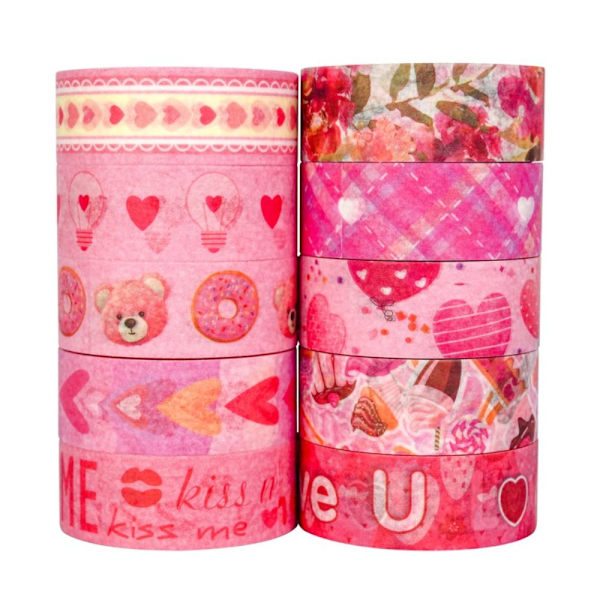 10ST/ Set Washi Tape Klibbigt papper DESSERT - spot sales