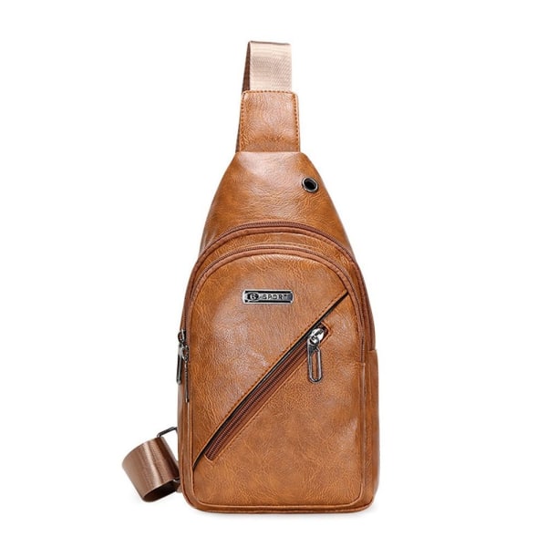 Sling Crossbody Bag Axel Ryggsäck LJUSBRUN - high quality Light Brown