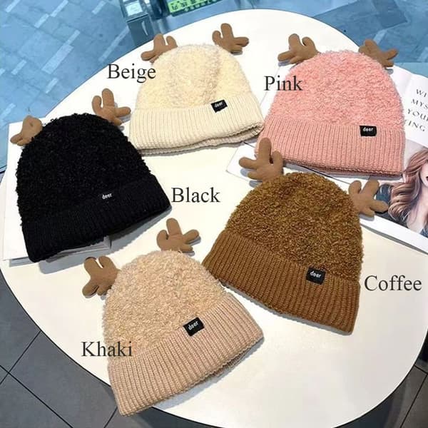 Stickad mössa Beanies ROSA - high quality pink
