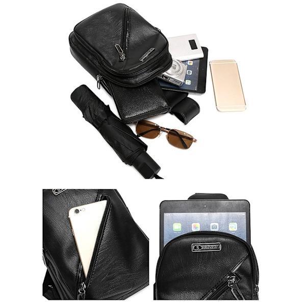 Sling Crossbody Bag Axelryggsäck SVART - spot försäljning Black