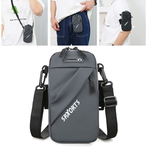 Axelväska Mini Crossbody-väskor Telefonhållare BLÅ - stock blue