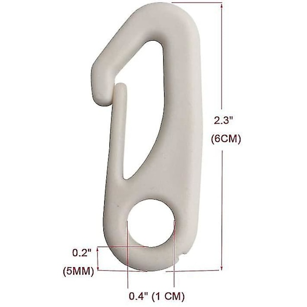 10 kpl lipputankopidikkeet, napsautuskoukut Nylon lipputankotuote - varastossa