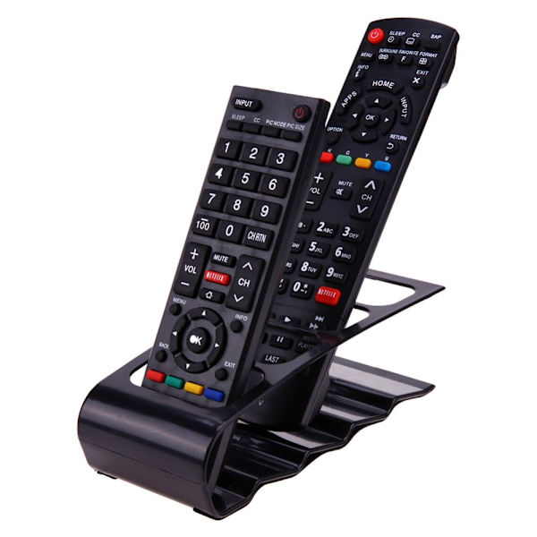Kaukosäätimen pidike TV DVD MUSTA - korkea laatu Black
