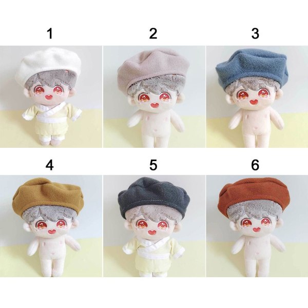 20 cm dockhatt Docka baskerhattar - on stock 2
