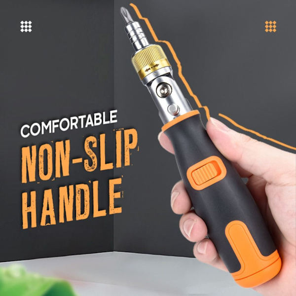 Spärrskruvmejsel automatisk pop-up ORANGE - on stock orange