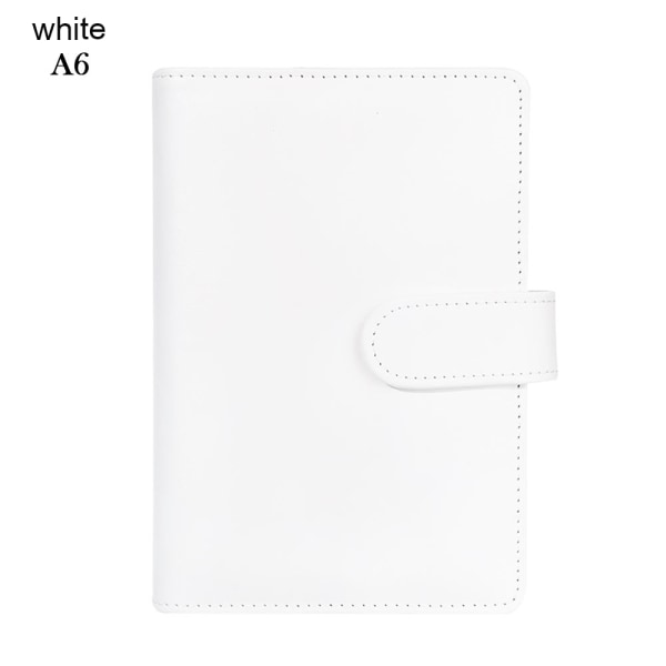 /A5 Notebook -filmapp Anteckningsblock cover VIT - high quality white A6