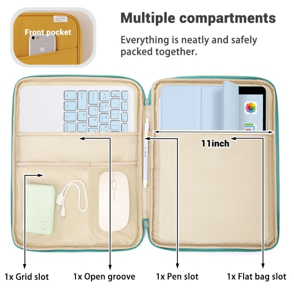 Case för handväska för surfplatta iPad Case GULT - spot sales yellow