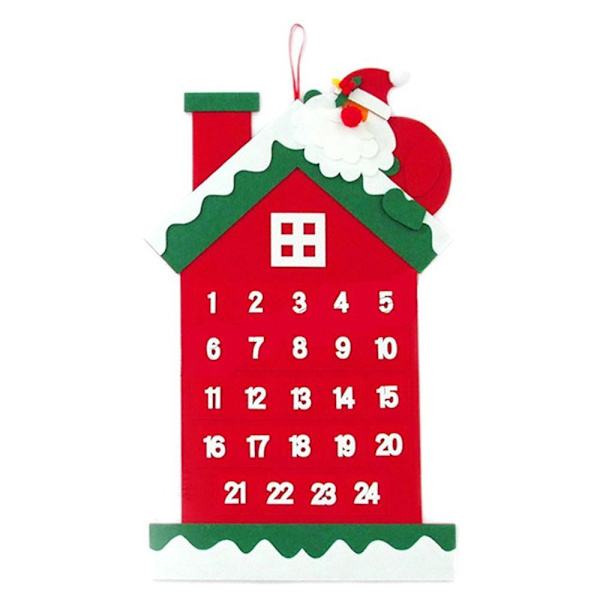 Filt julgran hängande dekorationer Julklappskalender - spot försäljning