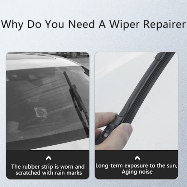 Torkare Reparationsverktyg Gummi Regroove Trimmer Vindrutetorkare - on stock