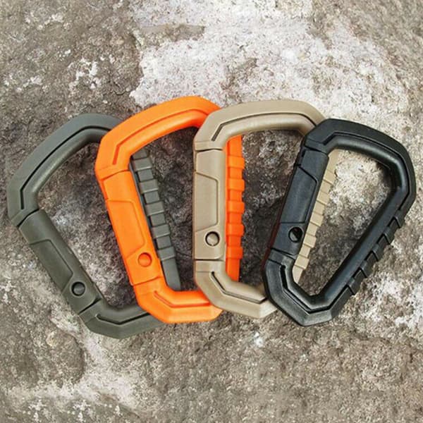 Taktisk karbinhake Clip Snap Hook D-Ring Cadet Outdoor - high quality 5PCS