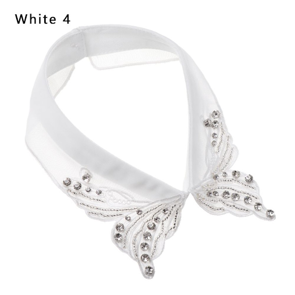 Paita Fake Collar Vaatteet Pusero False Collar WHITE 4 - korkea laatu White 4