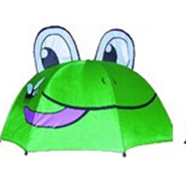 Sarjakuva eläinsateenvarjo lasten korville suora kahva - varastossa frog