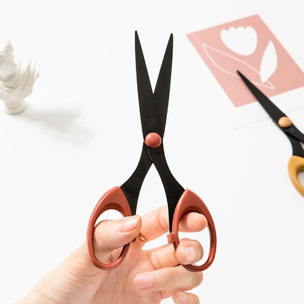 Rostfritt stål Blade Art Scissor RÖD - stock Red