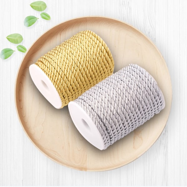 Twisted Cord Trim Twisted Rope Trim SILVER - spot-ale silver