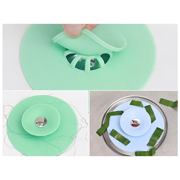 Diskbänk Filter Duschavlopp Hårskydd Universal - high quality Green