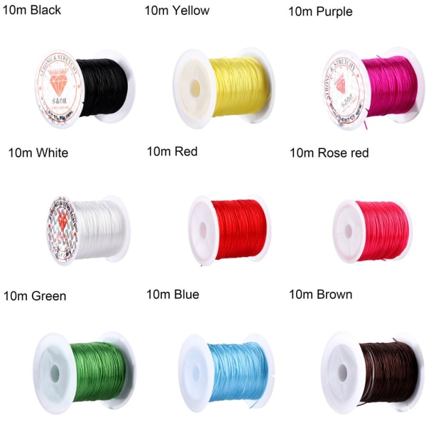 Strong Stretchy String Armband Beading Cord Crystal Thread 10M - high quality