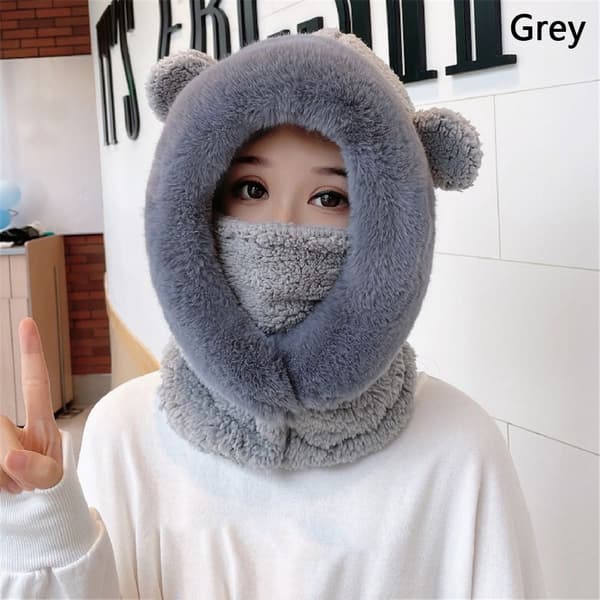Beanies Cap Plysch Mössa GRÅ - on stock