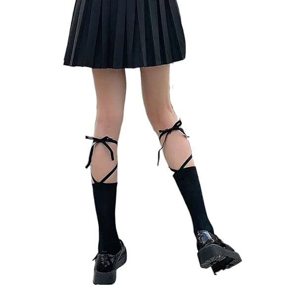 Mesh Rem Kalvstrumpor SVART 2 - stock Black 2-2