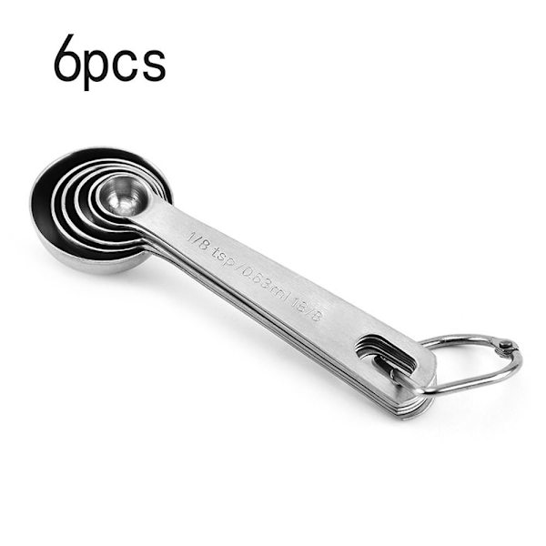 Mätskedar Set Mätsked Graderad mätsked 6pcs - high quality 6pcs