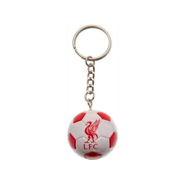 Liverpool FC Crest Ball Nyckelring Röd/Vit - spot sales Red/White One Size