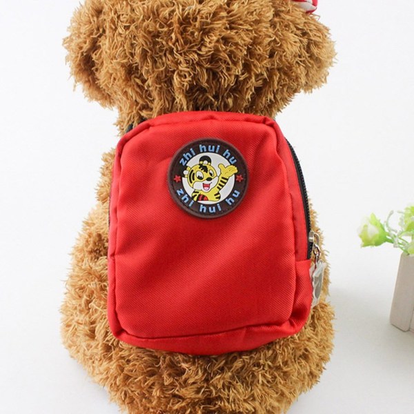 Dog Self Ryggsäck Pet Rugsäck ROSE RED L - stock rose red L