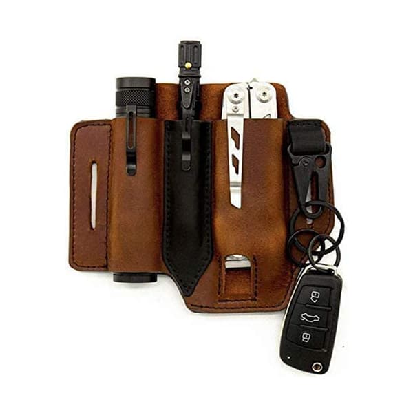 Läderbälte Loop Midja Multitool Slida - high quality