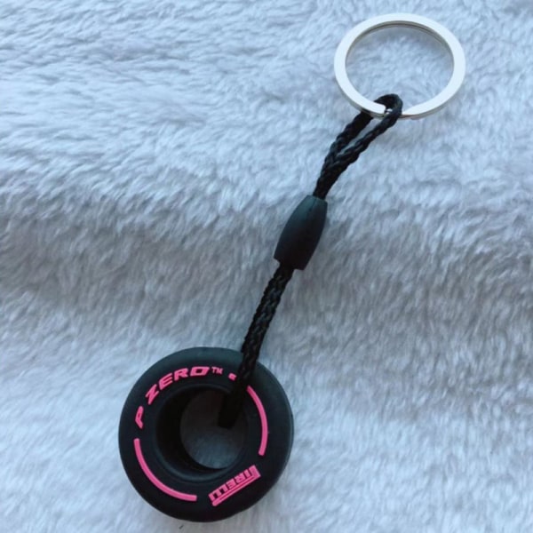 Autonrenkaat Key ring Car Racing Rims avaimenperä Car Styling - varastossa Yellow