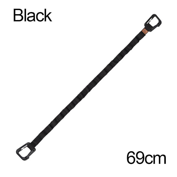 Utomhuscampingrep Hängrep SVART 69CM - spot försäljning Black 69cm