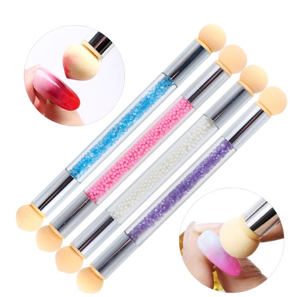 Ombre Nail Brush Svampar Set Gradient - high quality 08