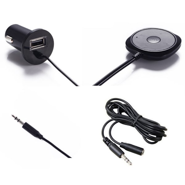 Handsfree Bluetooth Car Kit MP3 o Musikmottagare Adapter USB - on stock