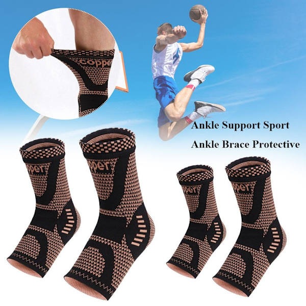 Nylon Strap Belt Kupari Nilkkasuojaus L2PCS 2PCS - varastossa L2pcs