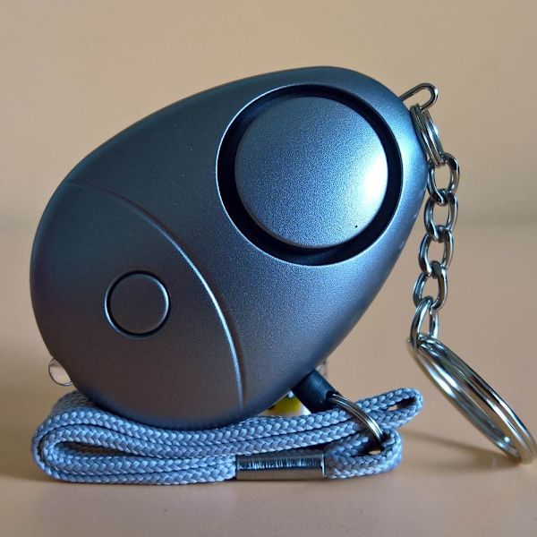 Alarm Keychain Scream Loud Alarm SILVER - varastossa silver