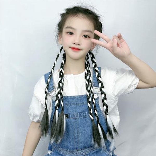 Long Boxer Braids Hair Ponytail - spot-myynti A