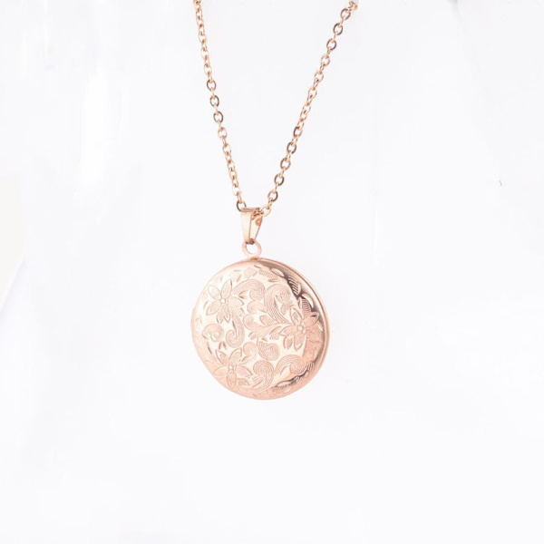 Kaulakoru Photo Image Locket GOLD - varastossa