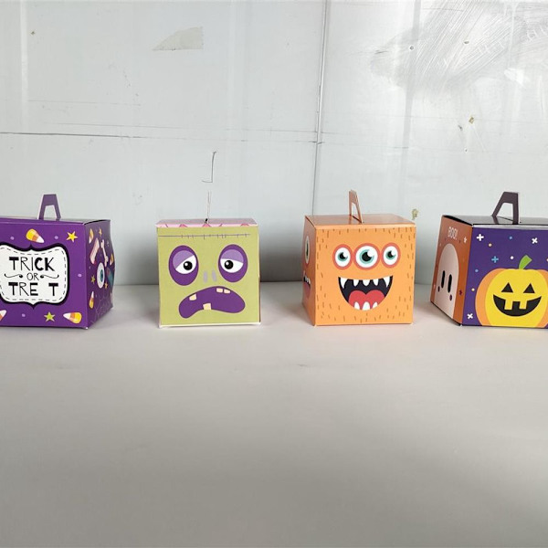 3 st Halloween godislåda Bärbar godislåda - on stock C
