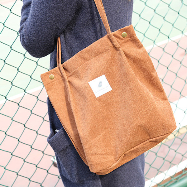 Manchester canvas väska handväska litterär joker axelväska campus - high quality brown