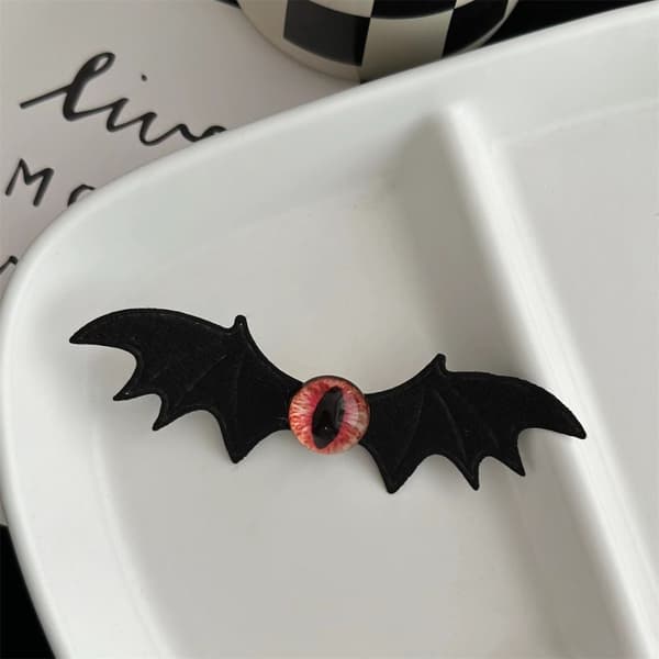4kpl Halloween Skull Bat Hiusneulaklipsit - varastossa 2