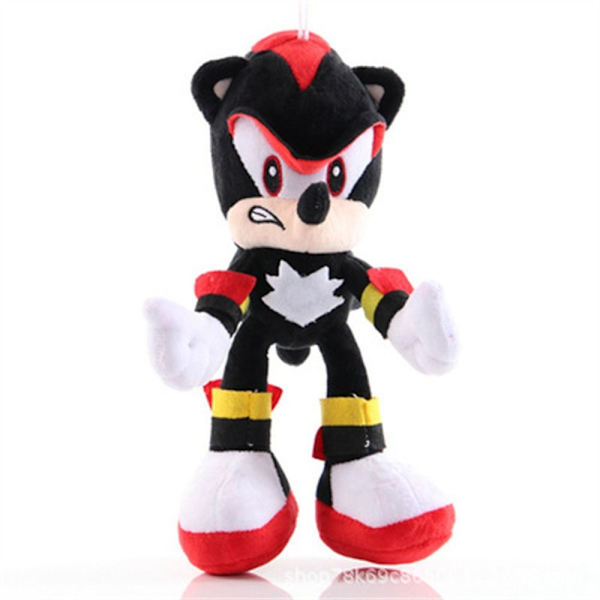 28 cm Sonic Pehmo Doll Avaimenperä Shadow Hedgehog Täytetty heilurilelu - varastossa