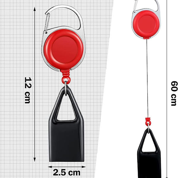 Lighter Clip Cover PUNAINEN - korkea laatu red