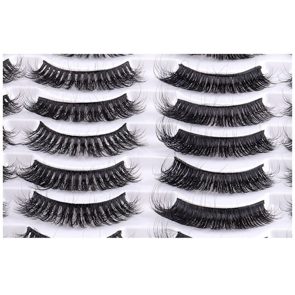 14 paria tekoripsiä Faux Mink Lashes - varastossa