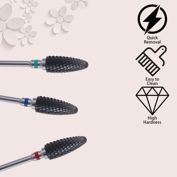Sliphuvud Volfram stål set - on stock
