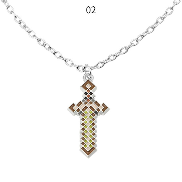 Minecraft Necklace Pendant 02 - varastossa