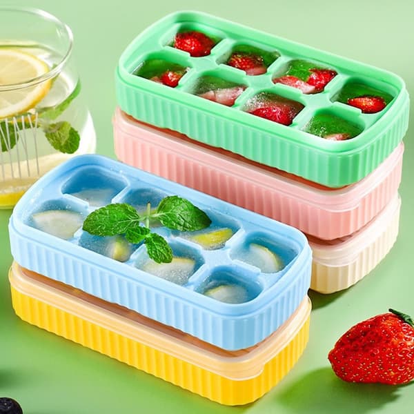Ice Cube Brickor Ice Making Box BLÅ - high quality Blue