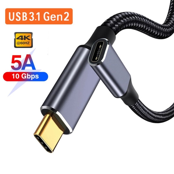 USB C -jatkokaapeli USB 3.1 Gen2 0,5M - varastossa 0.5m