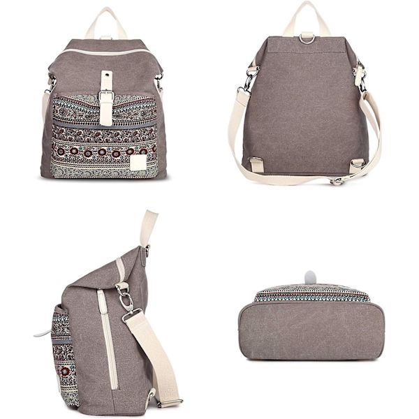 Ryggsäck Handväska Dam Mode Axelväska Travel Daypack - on stock