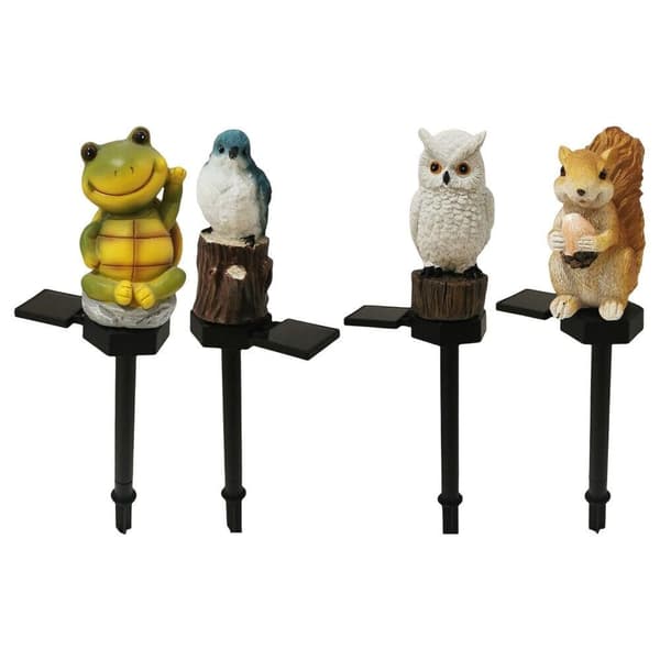 Gräsmatta Lampor Solar Ground Plug Light OWL - high quality Owl