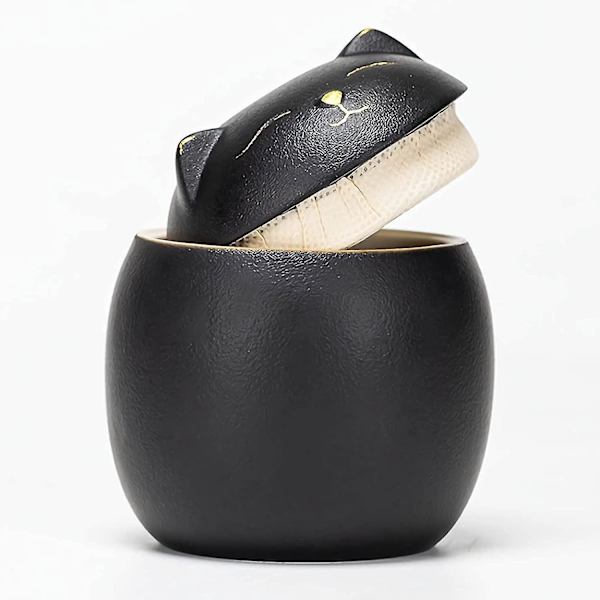 Katturna Minnesmärke Husdjursurna Katt Svart katturna 3" X 3" (svart) - on stock