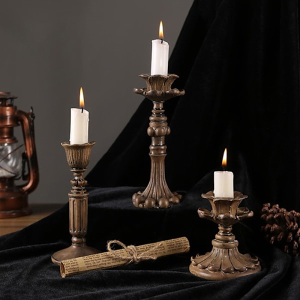 Retro Ljusstake Resin Franskt Ljusstakeställ - high quality M