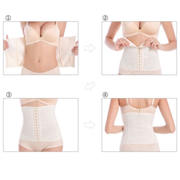 Postpartum bälte waist trainer NATURAL - high quality Natural M